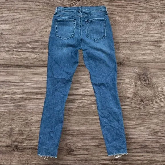 PacSun High Rise Jegging Blue Skinny Jeans with Distressed Details - Picture 2 of 7